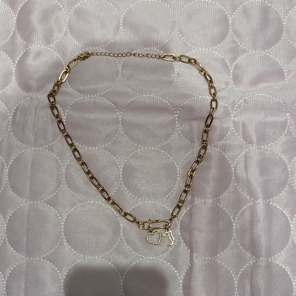 Juicy Couture Gold Charm Necklace